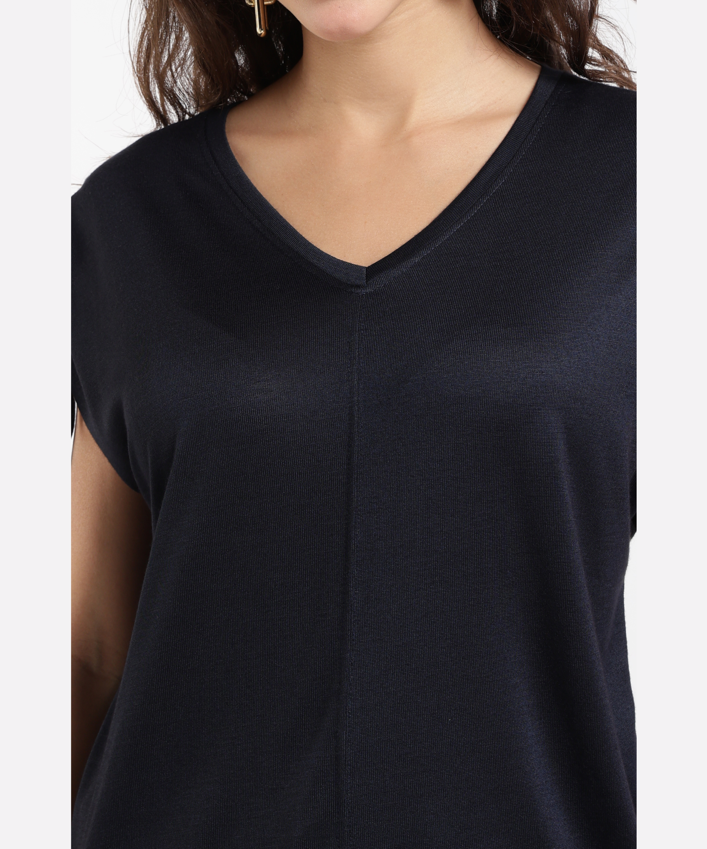 Women’s V-Neck Tie-Sleeve Tee
