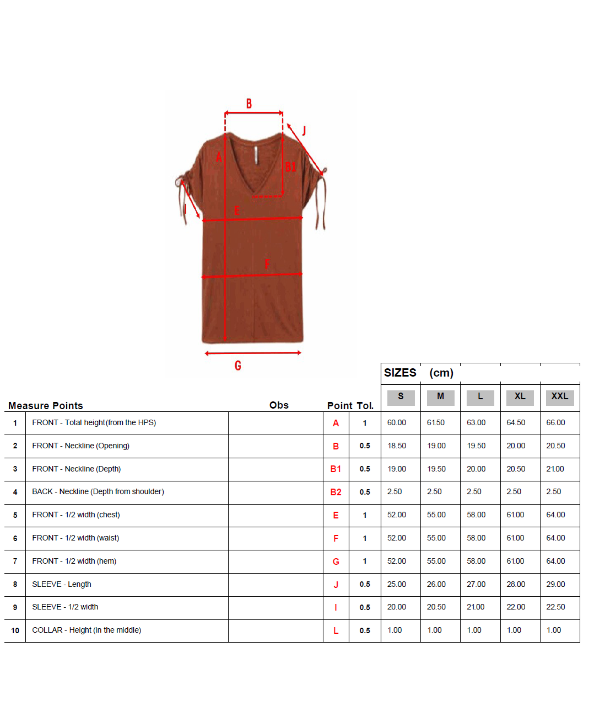 Women’s V-Neck Tie-Sleeve Tee